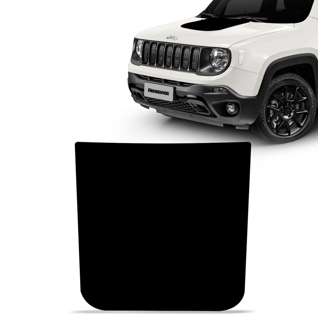 Adesivo Faixa de Capô Jeep Renegade 2016 a 2022 Blackout Preto