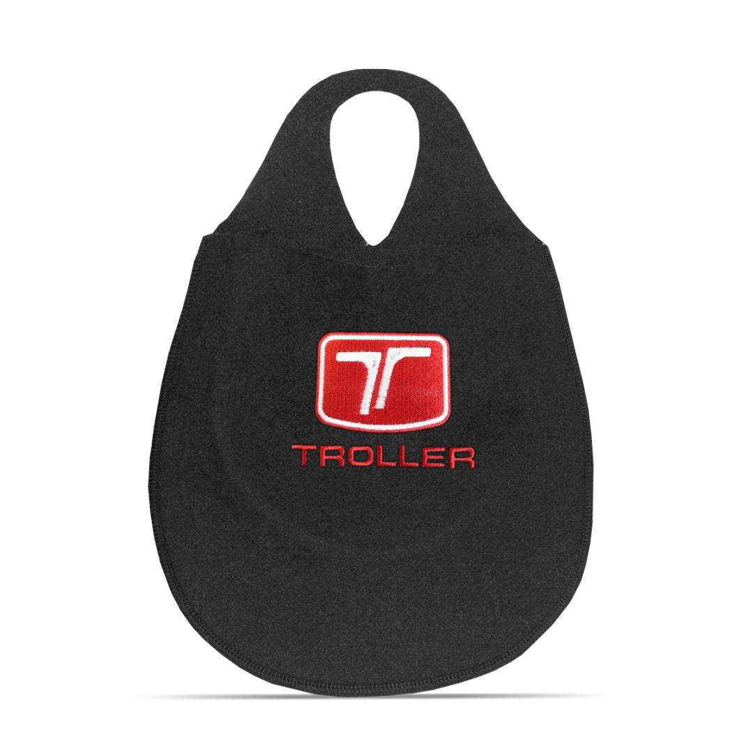 Lixeira Automotiva Cambio Logo Troller Carpete Bordado